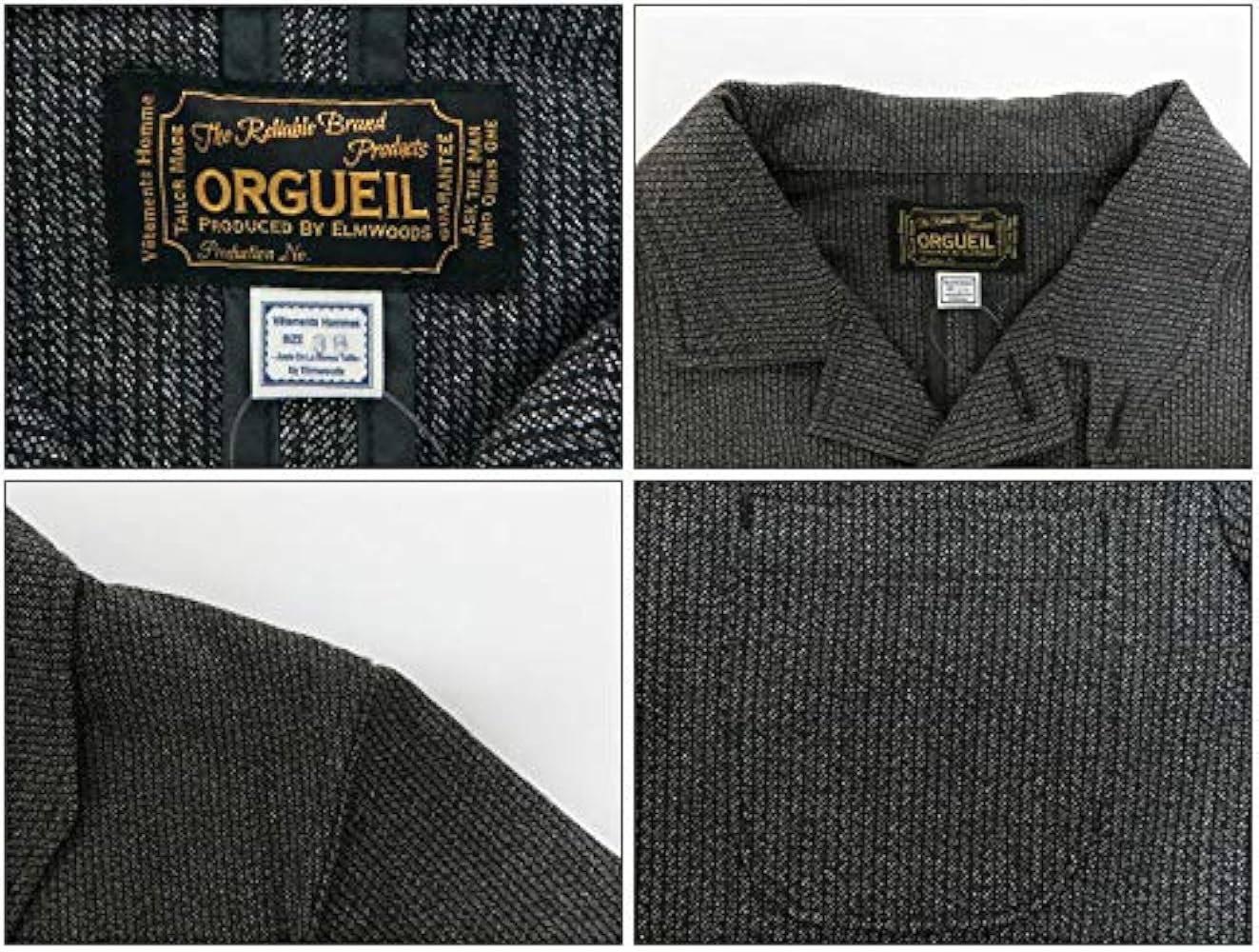 ORGUEIL サックジャケット OR-4313 リネン クラシック ワーク 楽天市場】オルゲイユ ORGUEIL サックジャケット OR-4313 Cotton
